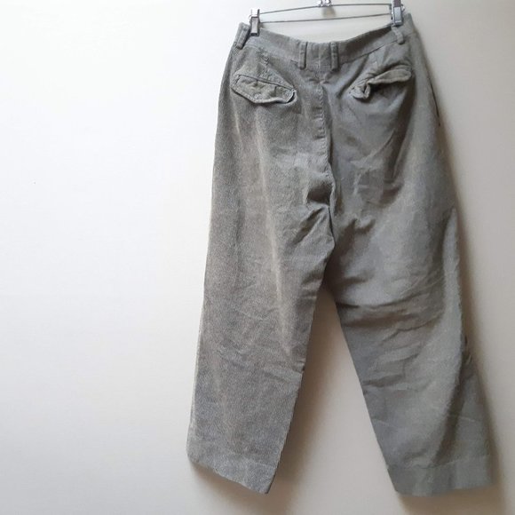 vintage sage green corduroy trousers - Picture 4 of 6